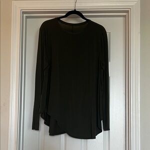 lululemon athletica Dark Green Long Sleeve Top